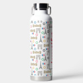 2024 Parijs Frankrijk Games Zomer aangepaste water Waterfles (Voorkant)