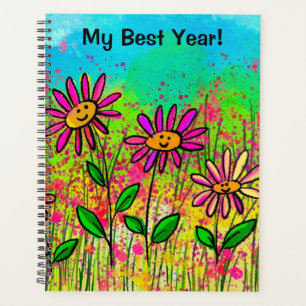 2024 Planneur floral à couverture souple