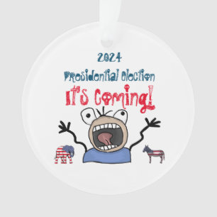 2024 Presidentiële verkiezingen, het komt eraan! Ornament