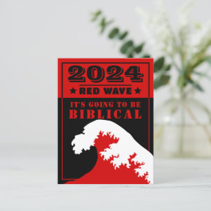 2024 RODE GOLF Het wordt Bijbels Briefkaart