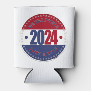 2024 Rood en Blauw Wij Het Volk Blikjeskoeler