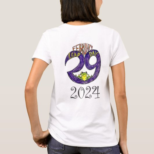 2024 SCHRIKKELJAAR T-SHIRT (Achterkant)