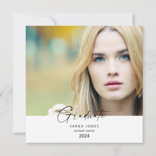 2024 Single Photo Square Afstuderen (Voorkant)