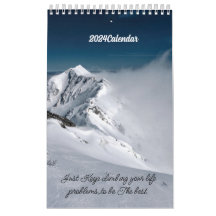 2024 Sneeuwbergen Liefhebbers Kalender