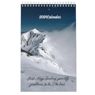 2024 Sneeuwbergen Liefhebbers Kalender
