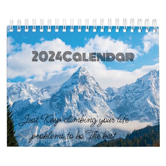2024 Sneeuwbergen Liefhebbers Kalender (Hoes)