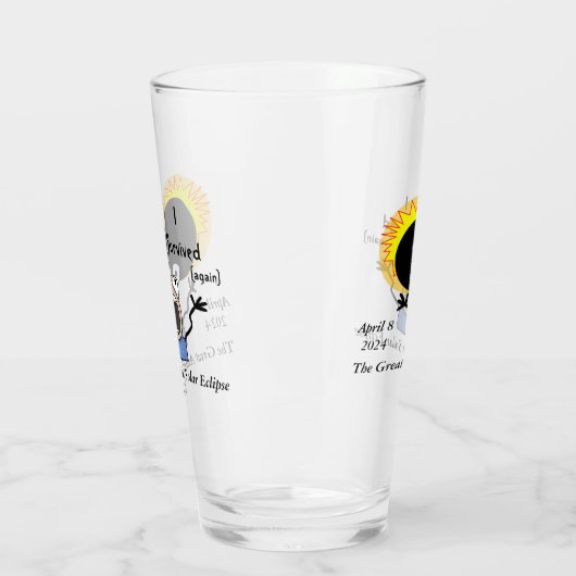 2024 Solar Eclipse Survival Edition Glas (Links)