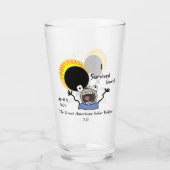 2024 Solar Eclipse Survival Edition Glas (Achterkant)