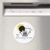 2024 Solar Eclipse Survival Edition Magneet (Insitu (Vaatwasser))