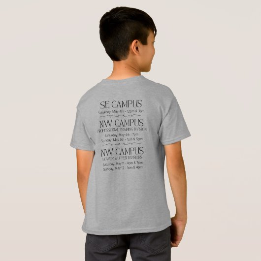 2024 Spring Performance Kinder Tshirt (Achterkant volledig)