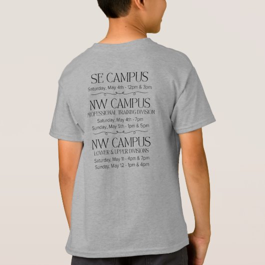 2024 Spring Performance Kinder Tshirt (Achterkant)