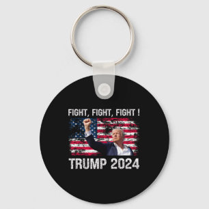 2024 Strijd - Trump President Verkiezing Sleutelhanger