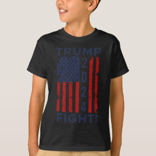 2024 Strijd - Trump President Verkiezing T-shirt
