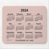 2024 Thistle Calendar door Janz Muismat (Voorkant)