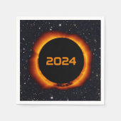 2024 Totaal zonnecrispdatum Starry Sky Servetten (Voorkant)