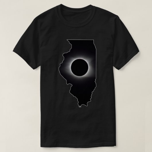 2024 Totaal zonnescherm Illinois T-Shirt (Design voorkant)