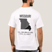2024 Total Solaire Eclipse Missouri T-shirt (Dos)