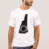 2024 Total Solar Eclipse New Hampshire T-Shirt (Devant)