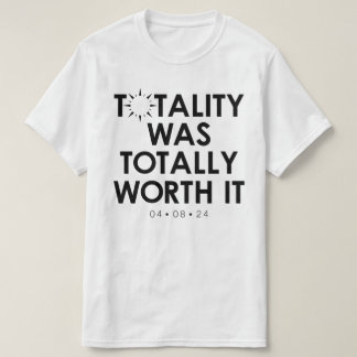 2024 Totale Solar Eclipse Waarde T-shirt