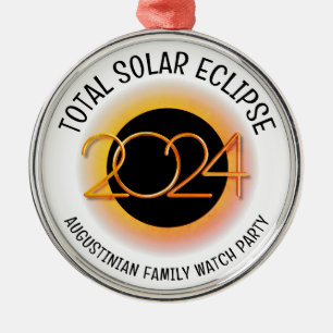  2024 TOTALE ZONSVERDUISTERING METALEN ORNAMENT