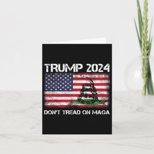 2024 Tread niet op Maga Amerikaanse vlag slang Kaart