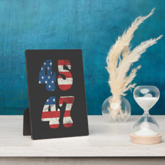 2024 Trump Neem Amerika Weer Patriotisch Amerikaan Fotoplaat