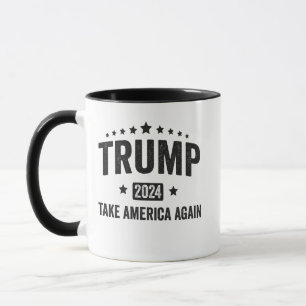 2024 Trump Neem Amerika Weer Patriotisch Amerikaan Mok