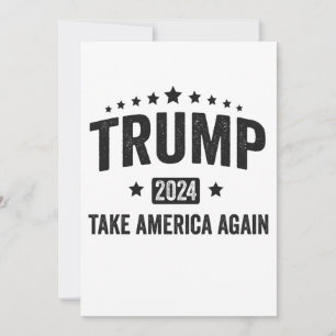 2024 Trump Neem Amerika weer Patriottisch Amerikaa Save The Date