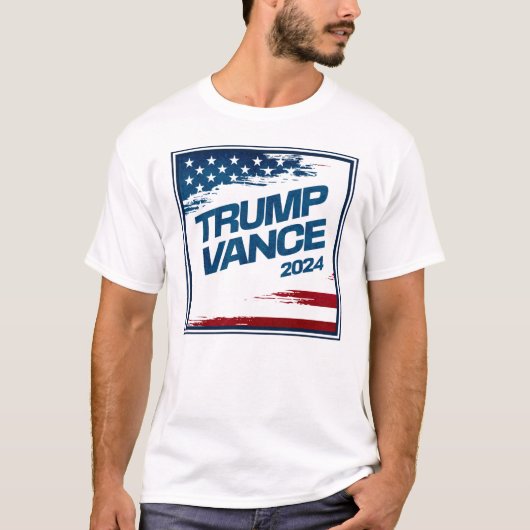 2024 Trump Vance T-shirt (Voorkant)