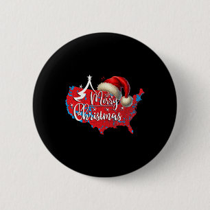2024 Trump Winnaar Verkiezing Rode Kieskaart Merry Ronde Button 5,7 Cm