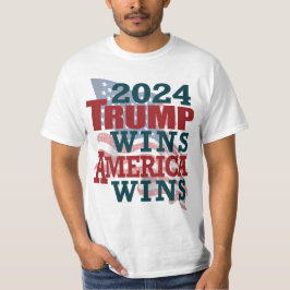 2024 Trump wint - Amerika wint T-shirt