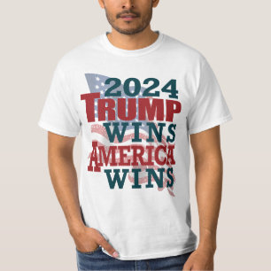 2024 Trump wint - Amerika wint T-shirt