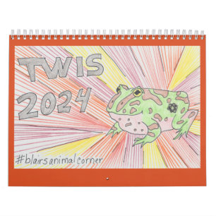 2024 TWIS #blairsanimalcorner Kalender