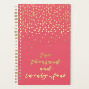 2024 - Typographie de script d'or et glamour Confe
