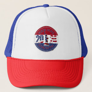 2024 Uw Stem Telt Standbeeld Liberty USA Vlag Trucker Pet