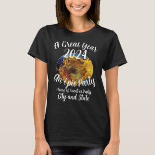2024 Verjaardagsfeestje Meisje Jongen Moeder Vader T-shirt