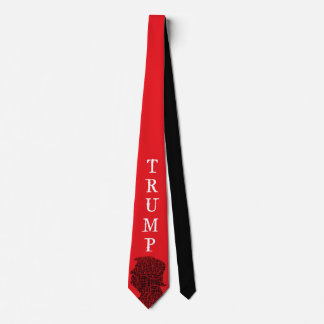 2024 Verkiezing Donald Trump for President Red Bla Stropdas