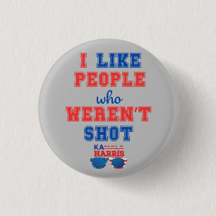 2024 Verkiezing Kamala Harris Merch Comma La grapp Ronde Button 3,2 Cm