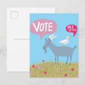 2024 Verkiezingen Schattige Verenigde Staten Briefkaart (Voorkant / Achterkant)