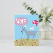 2024 Verkiezingen Schattige Verenigde Staten Briefkaart (Staand voorkant)