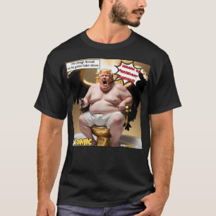 2024 Verkiezingspolitiek Trump karikatuur als de O T-shirt