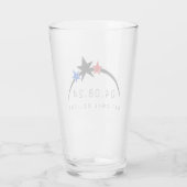 2024 Verre Pint Éclipse Solaire Total (Dos)