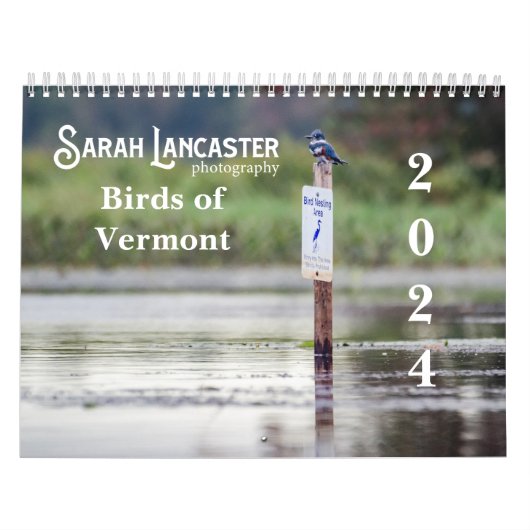 2024 Vogels van Vermont Kalender (Hoes)
