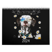 2024 Vrede Liefde & Chocolade Dalmatische Kalender (Hoes)