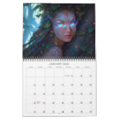 2024 Vrouwen van Magic 6 Fantasy Kunstkalender Kalender (Jan 2026)