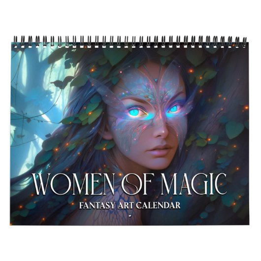 2024 Vrouwen van Magic 6 Fantasy Kunstkalender Kalender (Hoes)