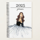 2025 12 Mois Mode illustré Calendrier (Devant)
