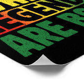 2025 19 juni Verjaardag - 19 juni Juneteenth Bi Poster (Hoek)