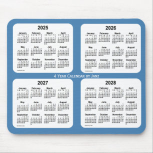 2025-2028 Steel Blue 4 Year Agenda van Janz Muismat