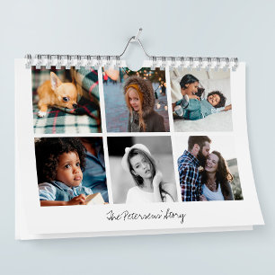 2025 aangepaste familiefoto's creëer van jezelf kalender
